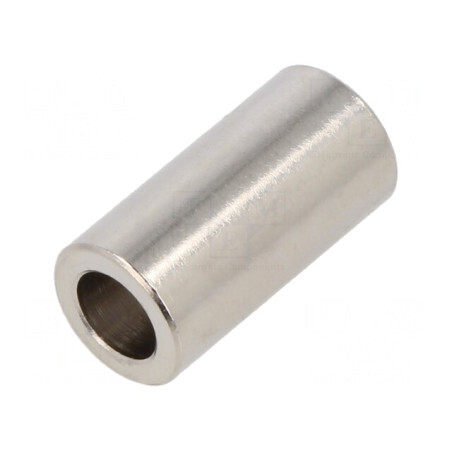 Manşon Distanţier 20mm Alamă Nichel 10mm | Electronic-mag.ro | Componente Electronice