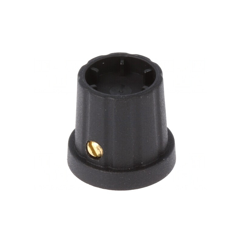 Buton Rotativ cu Flanşă Plastic 6,35mm | Electronic-mag.ro | Componente Electronice