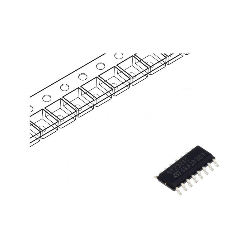 Interfață Receptor-Emițător RS232 400kbps SO16 5VDC | Electronic-mag.ro | Componente Electronice Interfață Receptor-Emițător RS232 400kbps SO16 5VDC | Electronic-mag.ro | Componente Electronice
