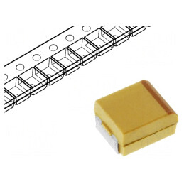 Condensator Tantal SMD 100uF 10V Low ESR | Electronic-mag.ro | Componente Electronice