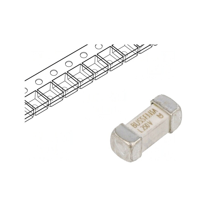 Siguranţă SMD 3,15A 350VAC 250VDC | Electronic-mag.ro | Componente Electronice