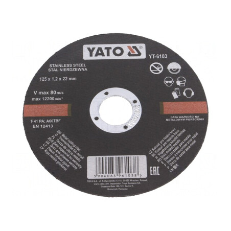 Disc de Tăiere 125mm 22mm 1,2mm | Electronic-mag.ro | Componente Electronice