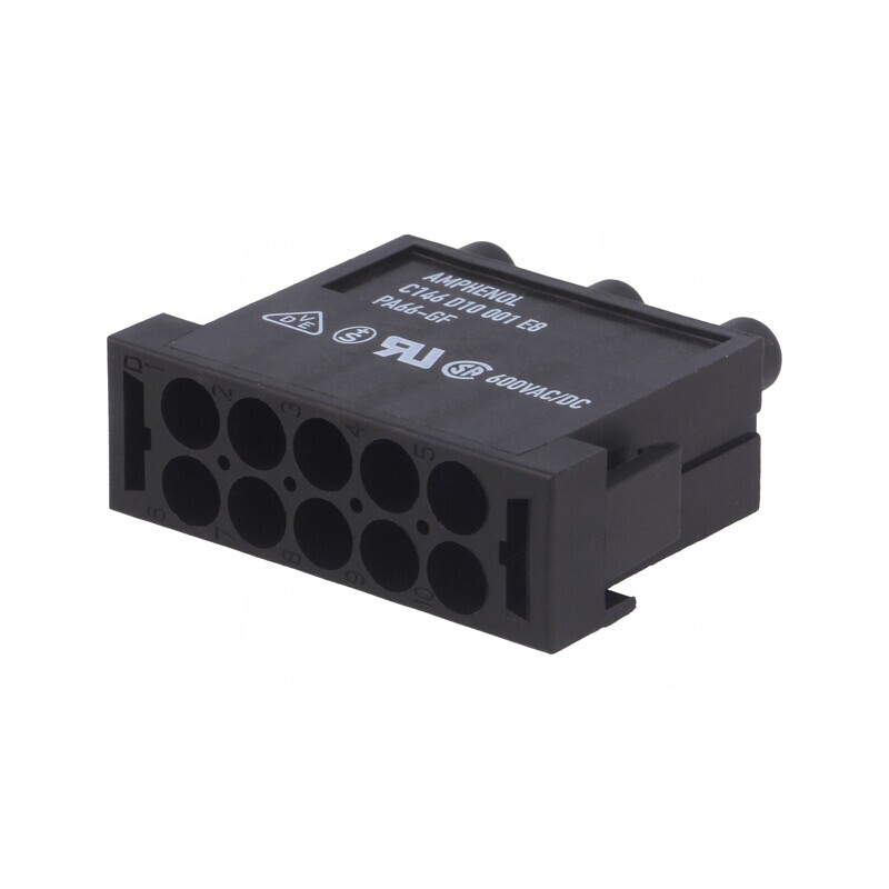 Conector HDC Modular Tată 10PIN 400V Heavy Mate | Electronic-mag.ro | Componente Electronice Conector HDC Modular Tată 10PIN 400V Heavy Mate | Electronic-mag.ro | Componente Electronice