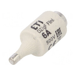 Siguranță Ardere Rapidă 6A 500V Ceramică | Electronic-mag.ro | Componente Electronice
