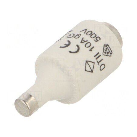 Siguranță gG Întârziere 10A 500V DII | Electronic-mag.ro | Componente Electronice