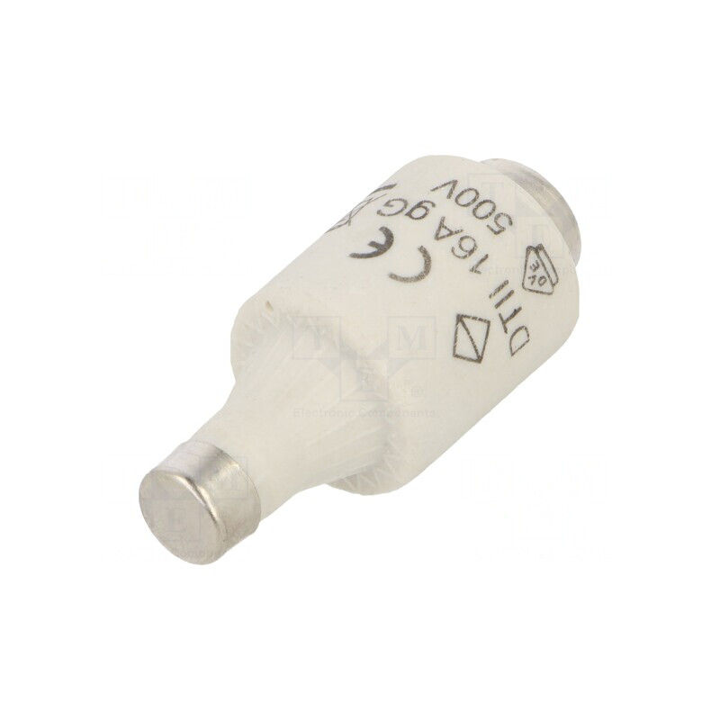 Siguranță gG Întârziată 16A 500V DII | Electronic-mag.ro | Componente Electronice
