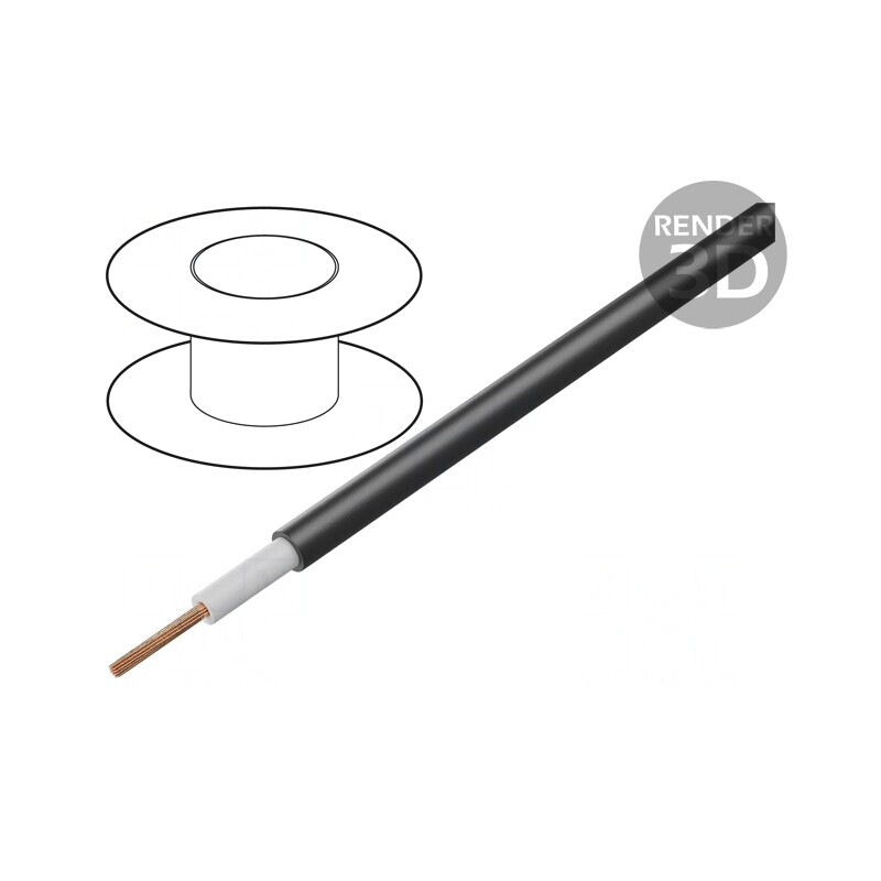 Cablu Silicon Negru 1x0,5mm² 1kV | Electronic-mag.ro | Componente Electronice