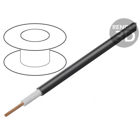 Cablu Silicon Negru 1x0,5mm² 1kV | Electronic-mag.ro | Componente Electronice