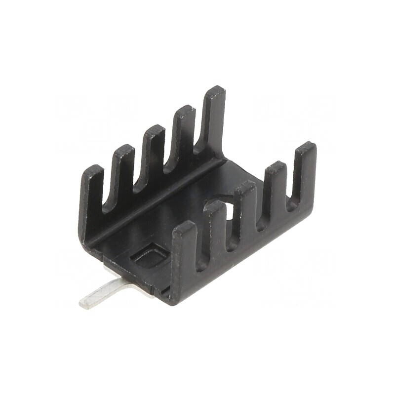 Radiator Negru TO220 19.1x13.2x9.5mm | Electronic-mag.ro | Componente Electronice