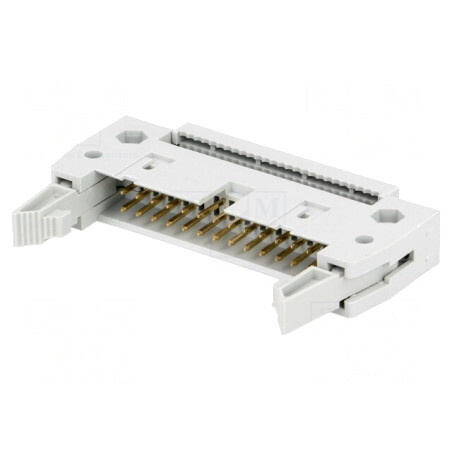 Mufă IDC 26 pini cu ejector pentru cablu bandă 1,27mm | Electronic-mag.ro | Componente Electronice