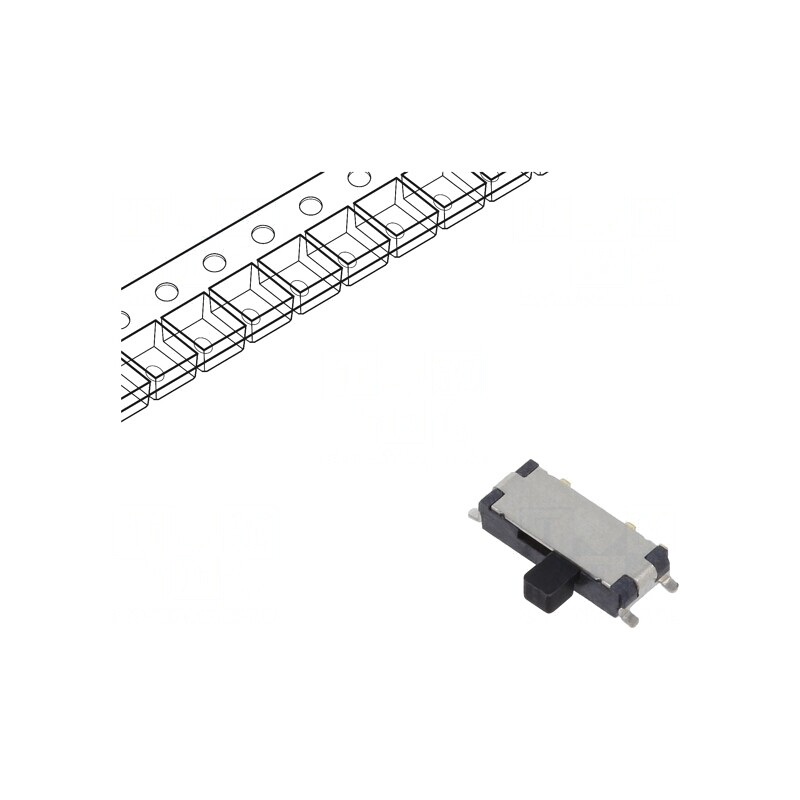 Comutator Glisant 2 Pozitii SPDT ON-ON SMT 24V | Electronic-mag.ro | Componente Electronice