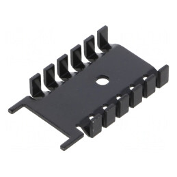 Radiator Extrudat Negru 24.5x24x7mm 21K/W | Electronic-mag.ro | Componente Electronice