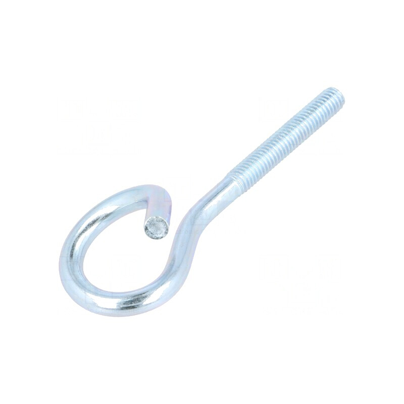 Cârlig inelar 80mm oțel zincat | Electronic-mag.ro | Componente Electronice