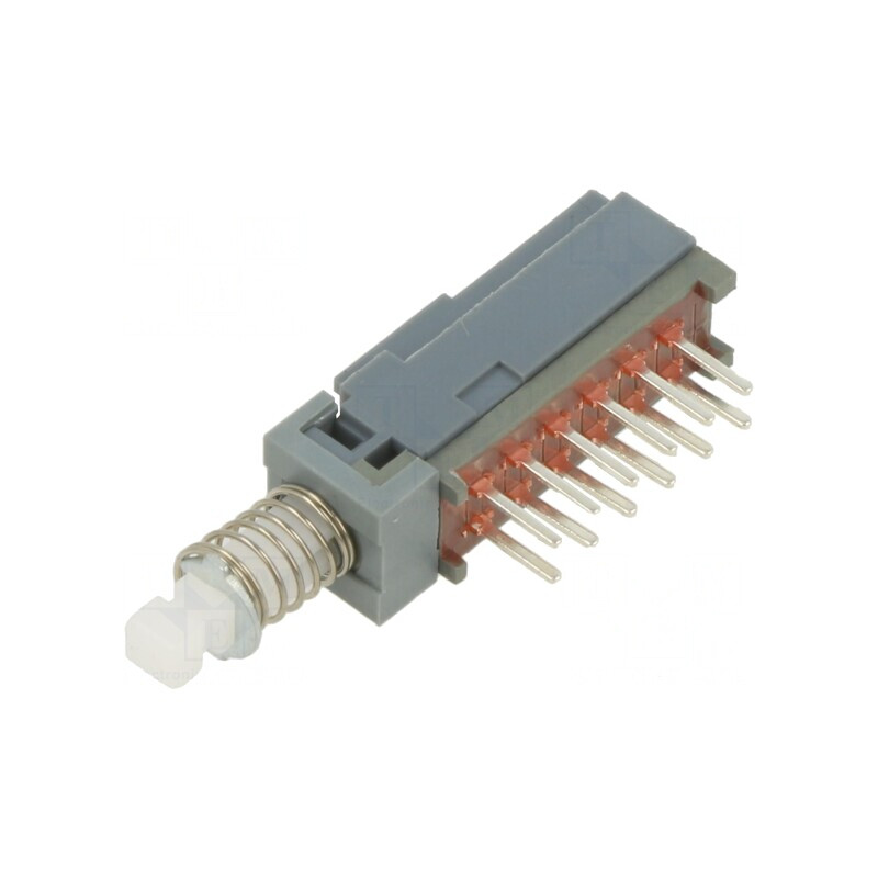 Comutator cu apăsare 4PDT 0,1A/30VDC THT | Electronic-mag.ro | Componente Electronice