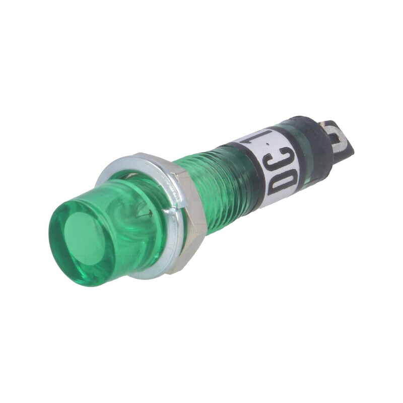 Lampă de control verde 12VAC Ø7,5mm IP20 | Electronic-mag.ro | Componente Electronice Lampă de control verde 12VAC Ø7,5mm IP20 | Electronic-mag.ro | Componente Electronice