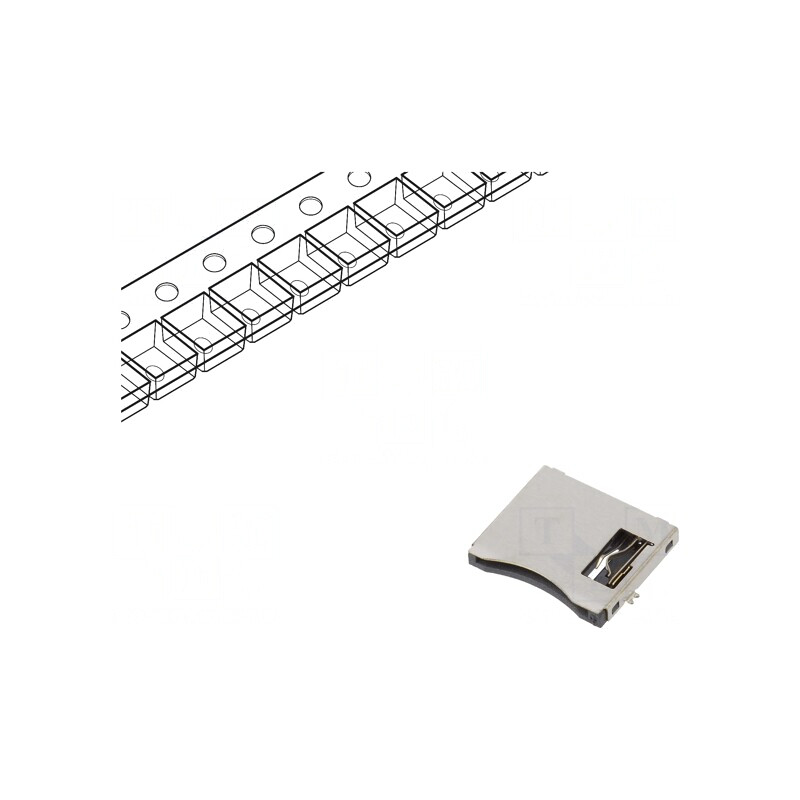 Conector pentru Carduri microSD Push-Pull SMT Aurit | Electronic-mag.ro | Componente Electronice Conector pentru Carduri microSD Push-Pull SMT Aurit | Electronic-mag.ro | Componente Electronice