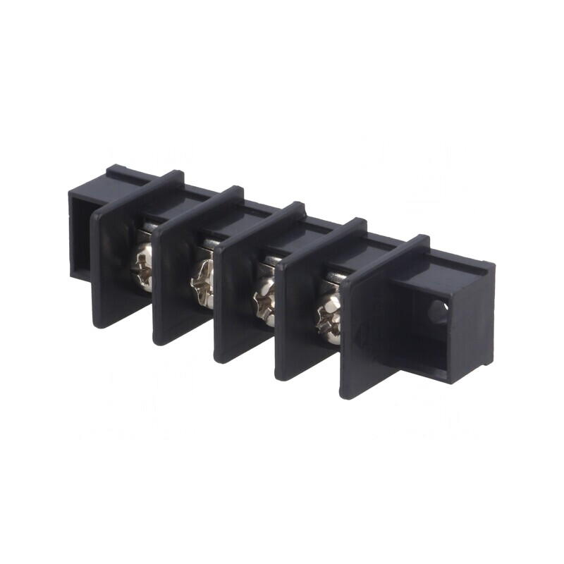 Regletă de Conexiuni PCB 4 Piste 9,5mm 32A | Electronic-mag.ro | Componente Electronice