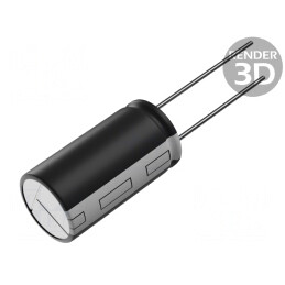 Condensator electrolitic low ESR 2700uF 16V THT | Electronic-mag.ro | Componente Electronice