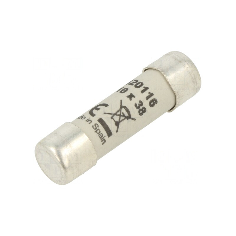 Siguranță gG 16A 500VAC 250VDC 10,3x38mm | Electronic-mag.ro | Componente Electronice