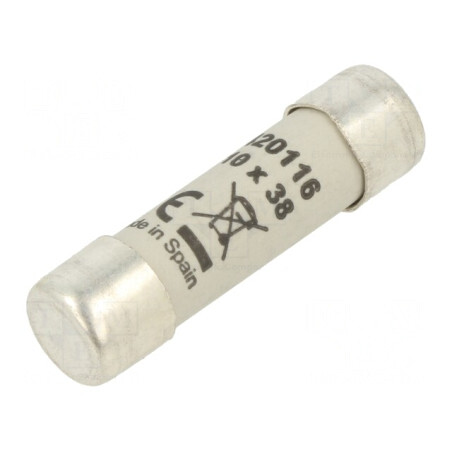 Siguranță gG 16A 500VAC 250VDC 10,3x38mm | Electronic-mag.ro | Componente Electronice