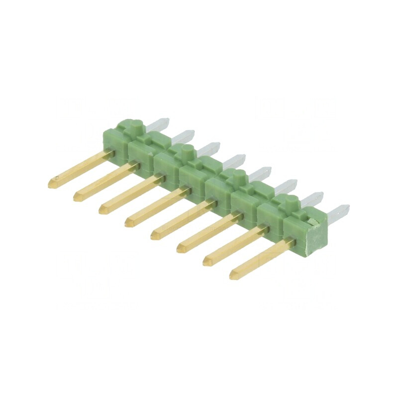 Conector drept 8 pini 2,54mm AMPMODU MOD II | Electronic-mag.ro | Componente Electronice