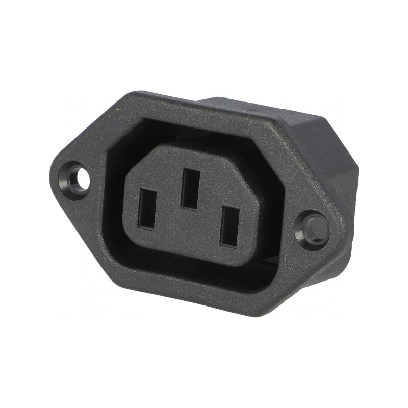 Conector Alimentare AC 10A 250V IEC 60320 | Electronic-mag.ro | Componente Electronice