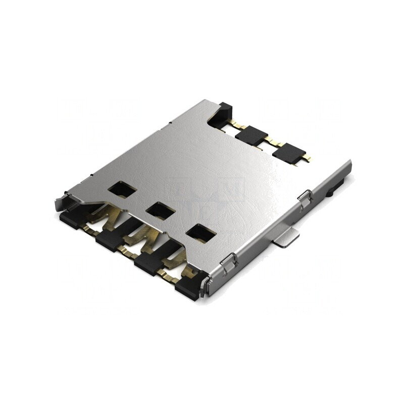 Conector Nano SIM SMT Gold 6 PIN 1.35mm | Electronic-mag.ro | Componente Electronice