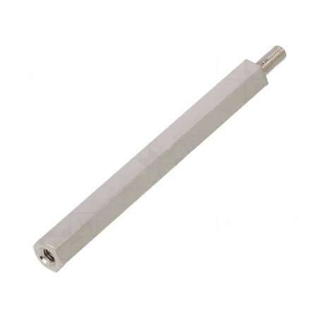 Piuliţă Distanţieră Filetată 55mm M3/M3 | Electronic-mag.ro | Componente Electronice