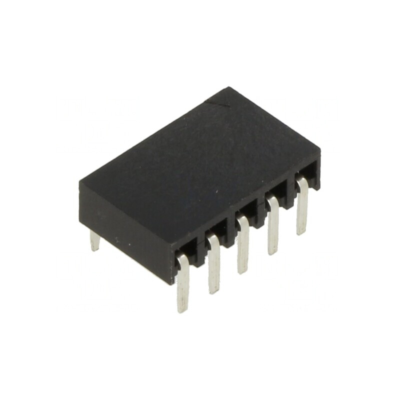 Soclu pini mamă 2,54mm 5 pini THT pentru PCB | Electronic-mag.ro | Componente Electronice