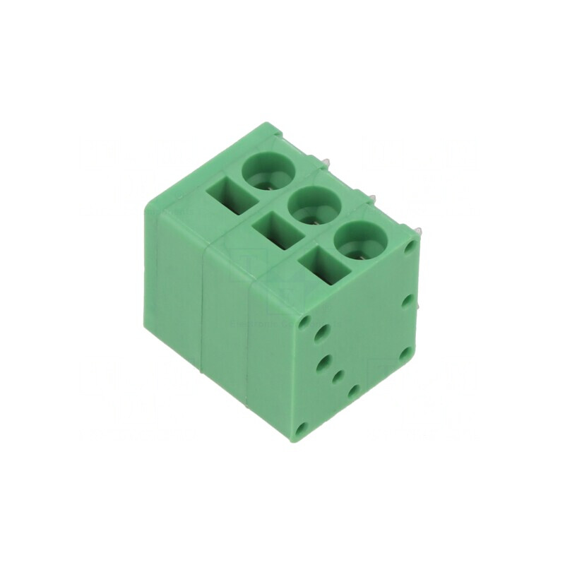 Regletă de Conexiuni PCB 90° 5mm 3 Piste 20A | Electronic-mag.ro | Componente Electronice