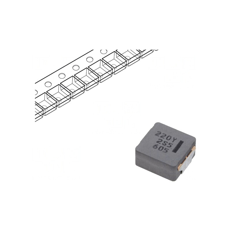 Inductor SMD 22uH 8.8A 45mΩ ±20% | Electronic-mag.ro | Componente Electronice