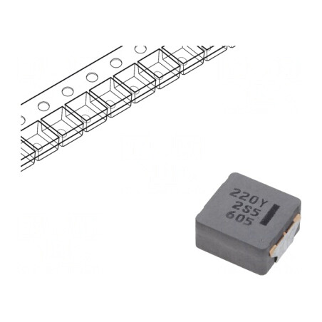 Inductor SMD 22uH 8.8A 45mΩ ±20% | Electronic-mag.ro | Componente Electronice