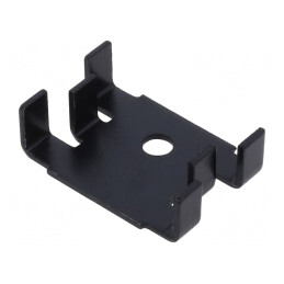 Radiator Extrudat Negru 18mm x 25.4mm | Electronic-mag.ro | Componente Electronice