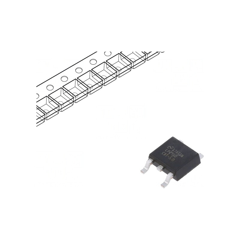 Stabilizator de Tensiune LDO 5V 0.1A TO252 SMD | Electronic-mag.ro | Componente Electronice