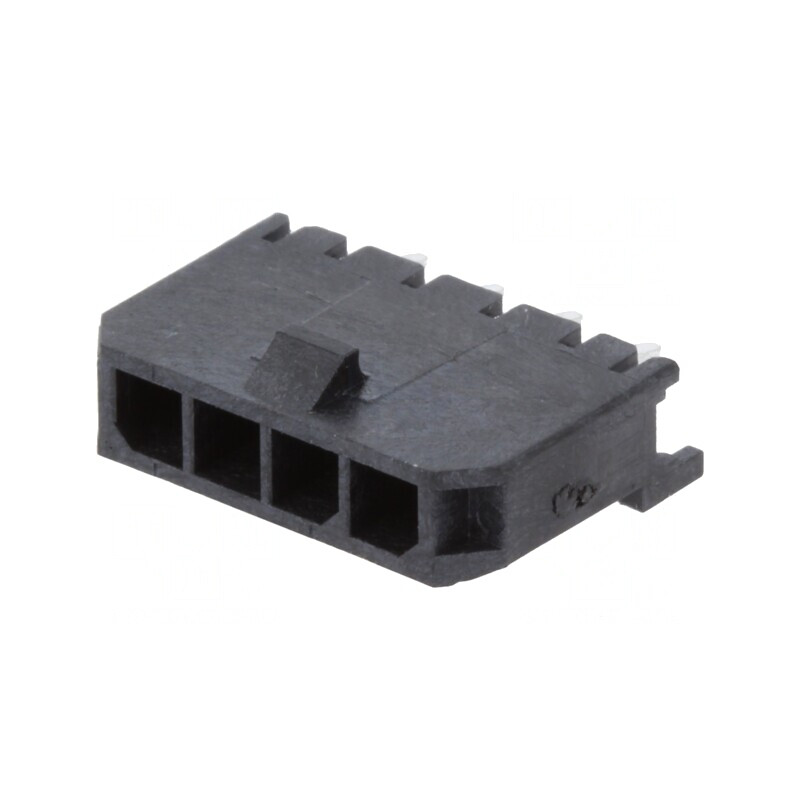 Soclu cablu-placă 4 pini Micro-Fit 3mm 5A drept | Electronic-mag.ro | Componente Electronice