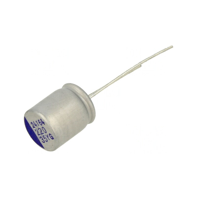 Condensator Hibrid THT 220uF Ø10x12mm -55÷125°C | Electronic-mag.ro | Componente Electronice
