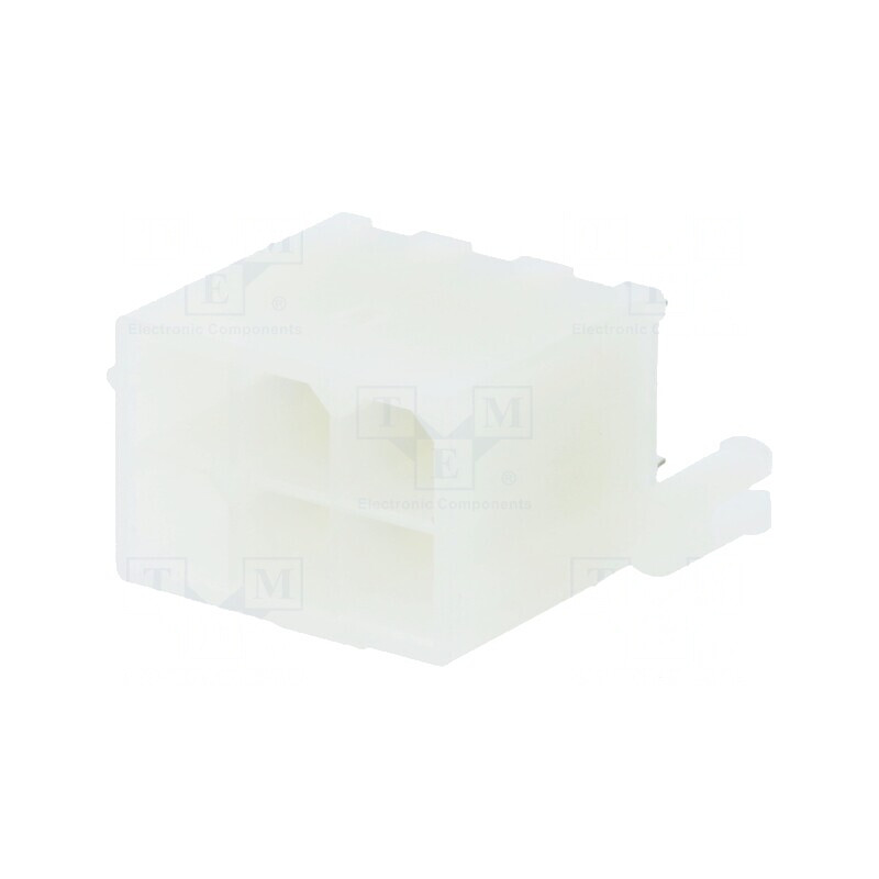 Soclu cablu-placă Mini-Fit Jr 4,2mm 6 PIN THT drept 9A | Electronic-mag.ro | Componente Electronice