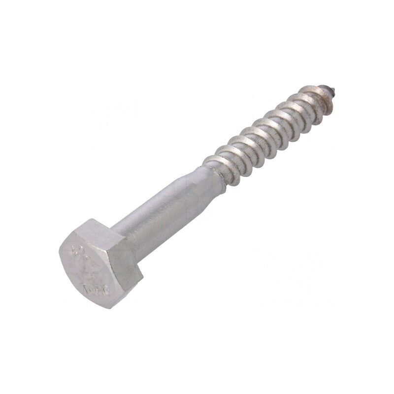 Șurub pentru lemn hexagonal 10x80mm | Electronic-mag.ro | Componente Electronice