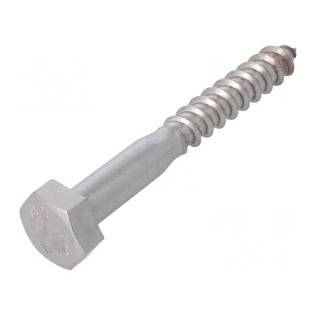 Șurub pentru lemn hexagonal 10x80mm | Electronic-mag.ro | Componente Electronice