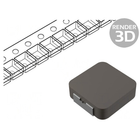 Inductor SMD 470nH 18.7A 4mΩ ±20% 21A 100kHz | Electronic-mag.ro | Componente Electronice