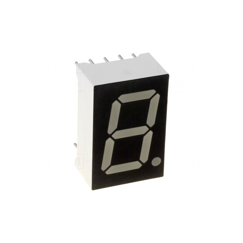Afişaj LED 7 Segmente 14,2mm Albastru | Electronic-mag.ro | Componente Electronice