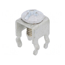 Terminal cu Șurub Alb 7x5mm THT | Electronic-mag.ro | Componente Electronice