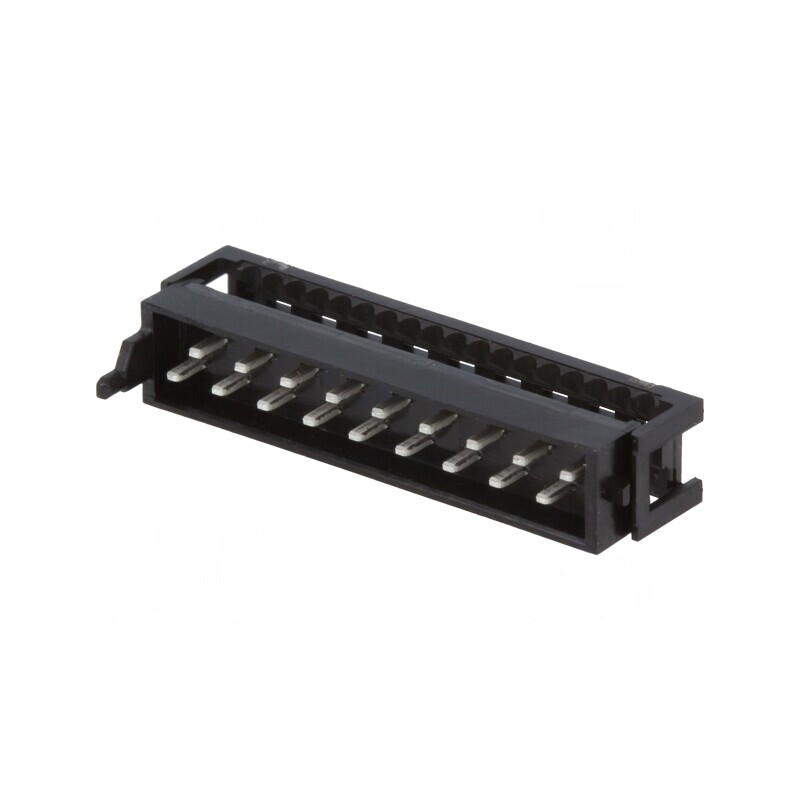 Micro-MaTch Mufă Tată IDC 18 PIN 1.27mm pentru Cablu-Bandă | Electronic-mag.ro | Componente Electronice