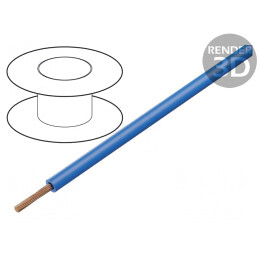 Cablu Flexibil Albastru 1x0,15mm2 100m | Electronic-mag.ro | Componente Electronice