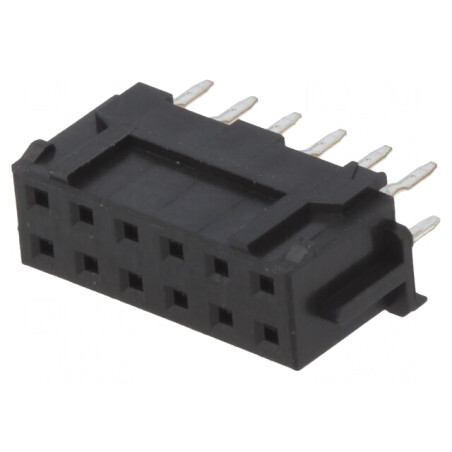 Conector PCB-cablu 12 pini 2mm THT | Electronic-mag.ro | Componente Electronice