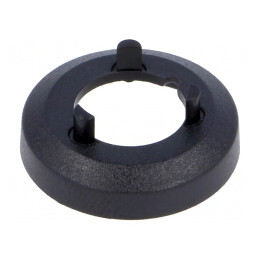 Capac Piuliță Neagră ABS 17,5mm | Electronic-mag.ro | Componente Electronice