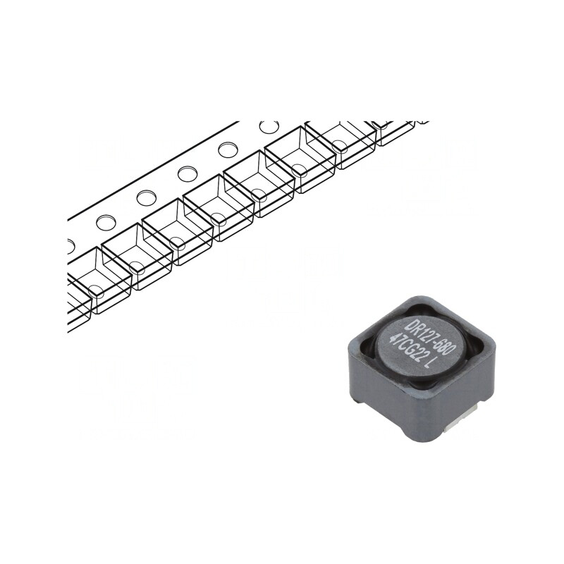 Inductor SMD 68uH 2.44A 105mΩ ±20% | Electronic-mag.ro | Componente Electronice Inductor SMD 68uH 2.44A 105mΩ ±20% | Electronic-mag.ro | Componente Electronice
