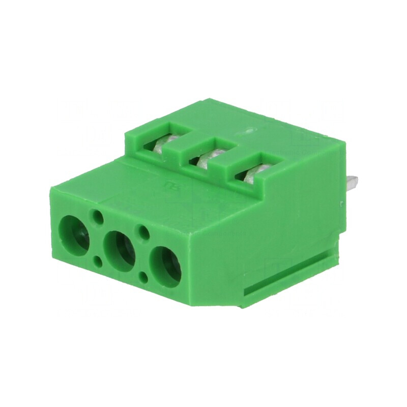 Regletă de Conexiuni PCB 90° 5mm 3 Piste 24A | Electronic-mag.ro | Componente Electronice