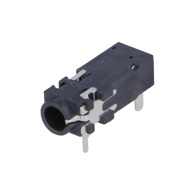 Soclu Jack 3,5mm Mamă Stereo 4 Piste THT 6,7mm | Electronic-mag.ro | Componente Electronice