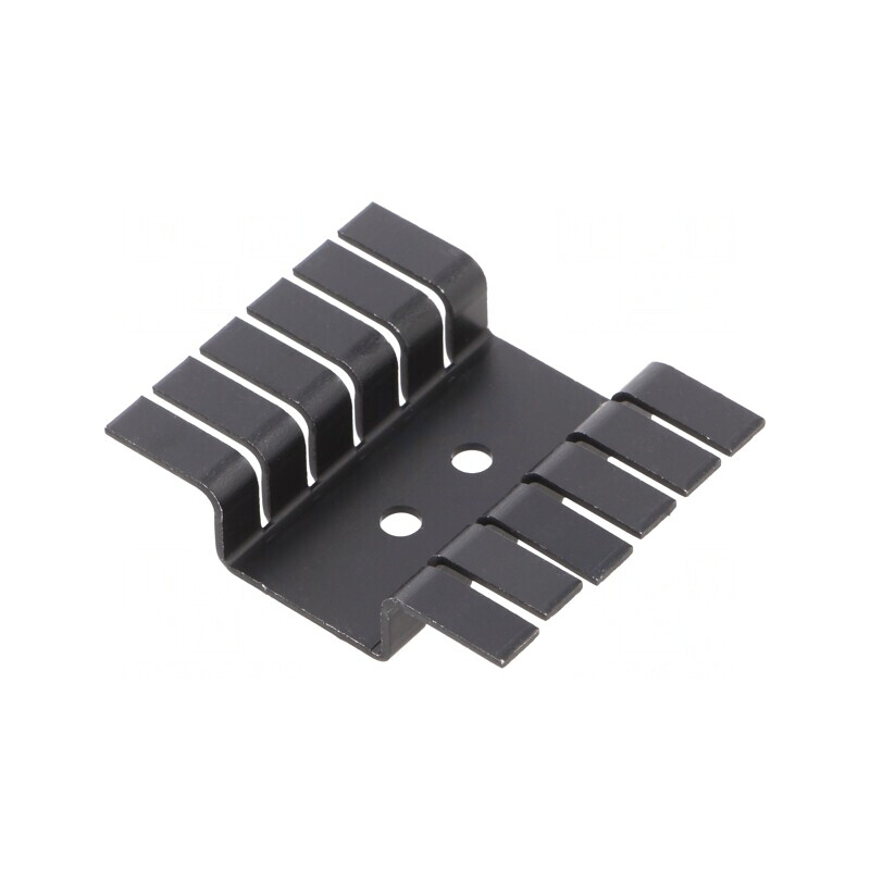 Radiator Extrudat U Negru 36.8x44.5x9.5mm TO220 | Electronic-mag.ro | Componente Electronice